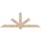 Ekena Millwork Kennewick Smooth Timber Gable Bracket, Douglas Fir, 84"W x 31"H x 3 1/2"D x 5 1/2"F, 9/12 Pitch GBW084X31X0406KEN00SDF - alternate 1